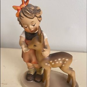 Little girl and her fawn original Hummel